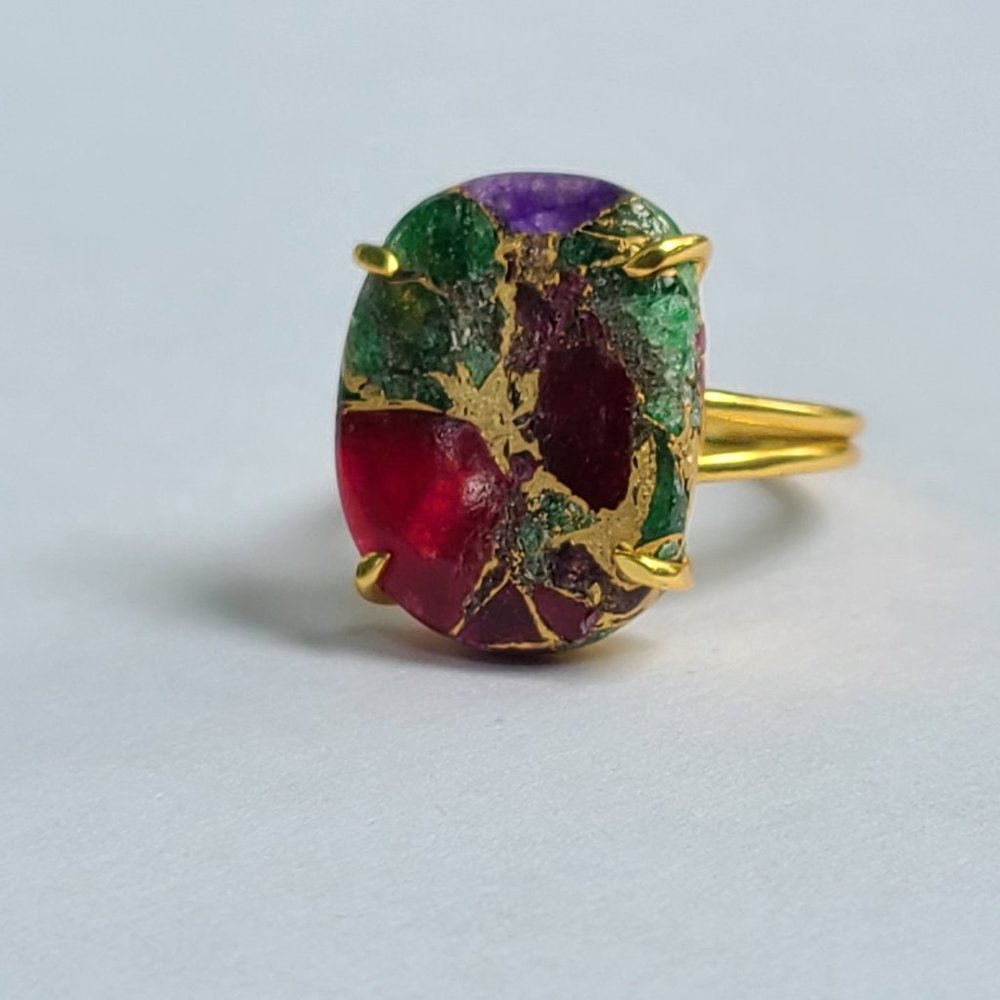 Mojave Turquoise Ring size 7 - Picture 5 of 11